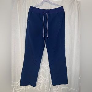 Dolan Scrub Pants.  Navy Large Petite.  6 pockets.